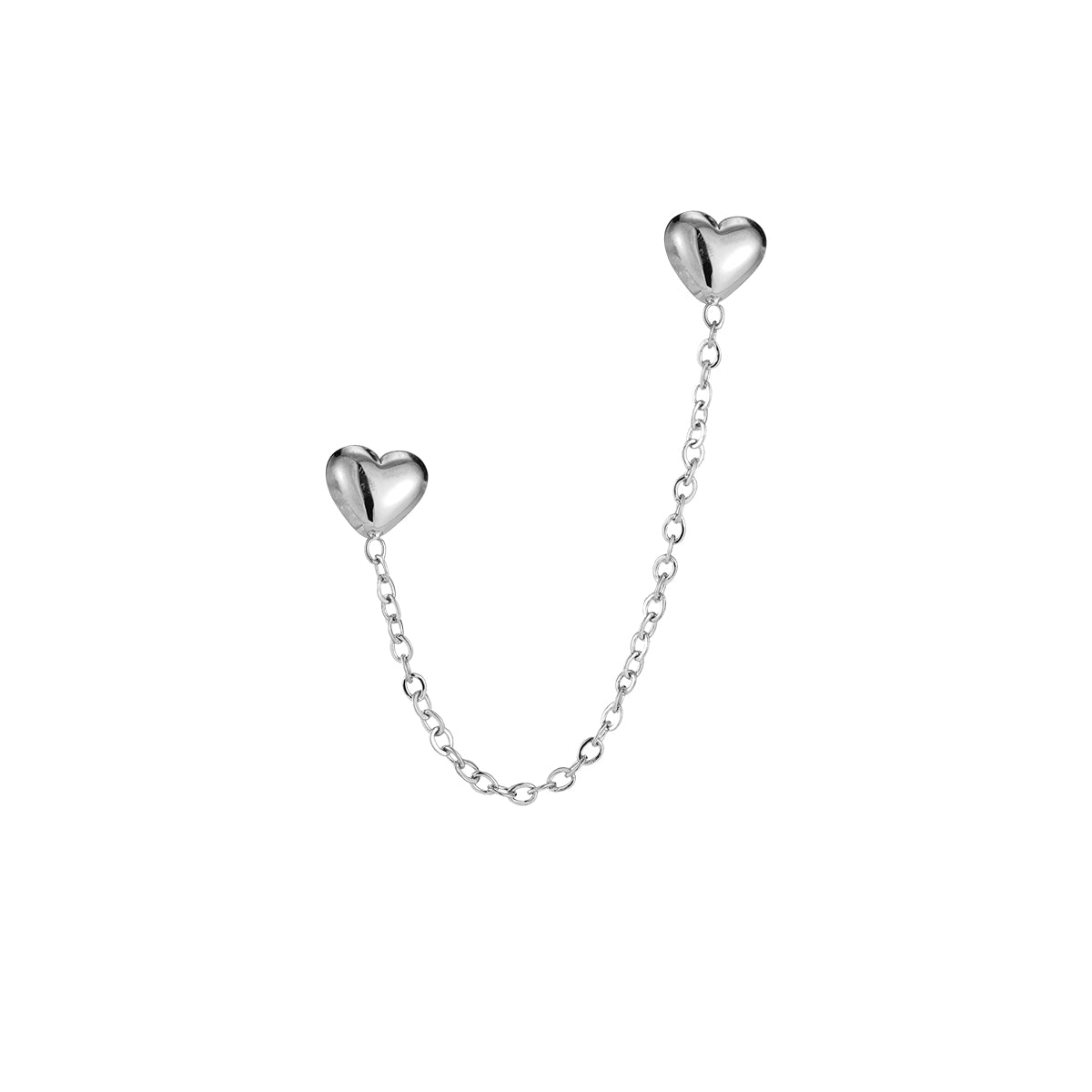 Ohrringe Heart Chain