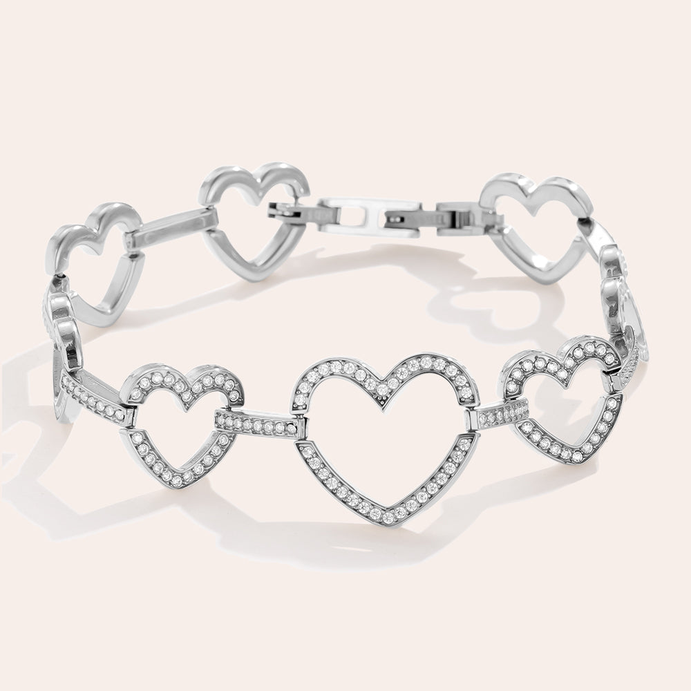 Armband Diamonds Heart
