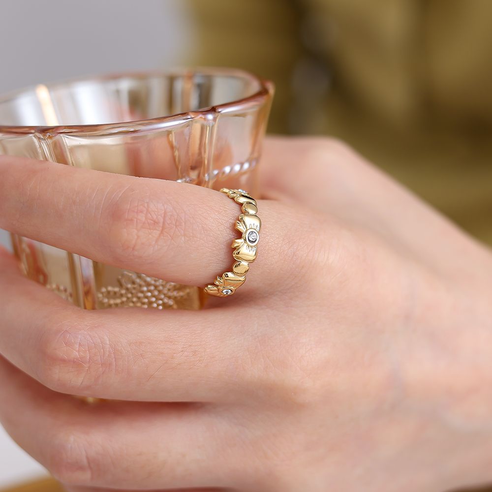 Ring Diamond Bow