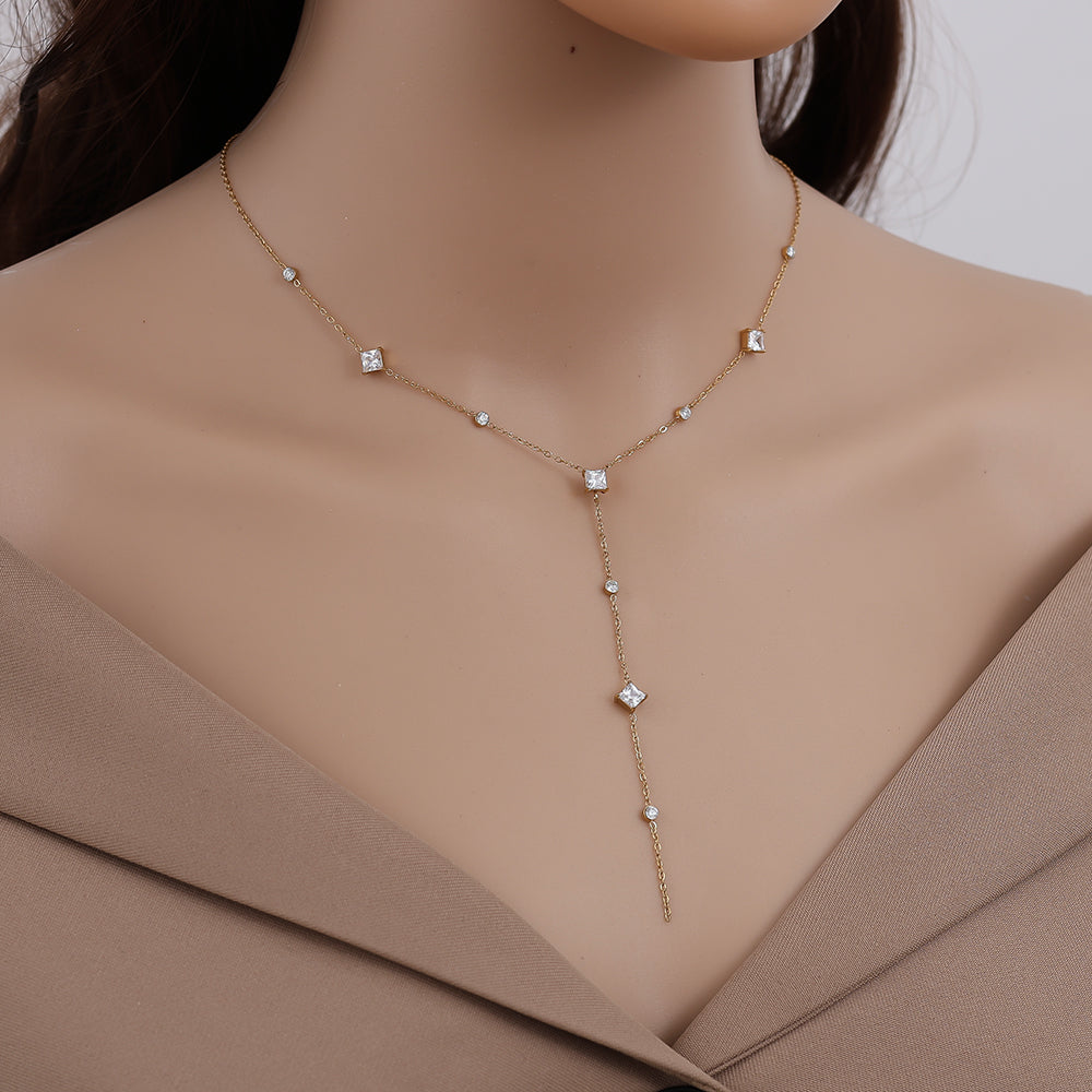 Halskette Cube Diamond