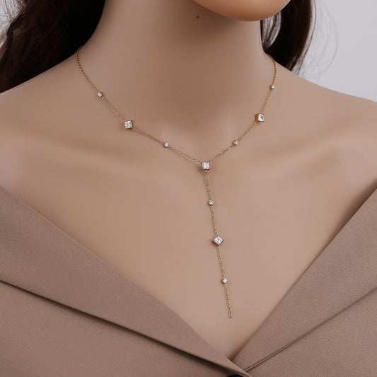 Halskette Cube Diamond