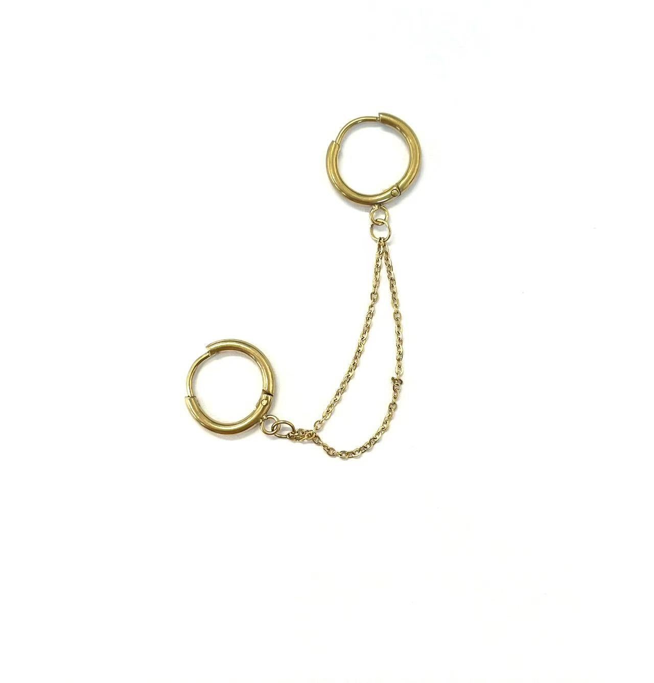 Ohrringe Double Chain