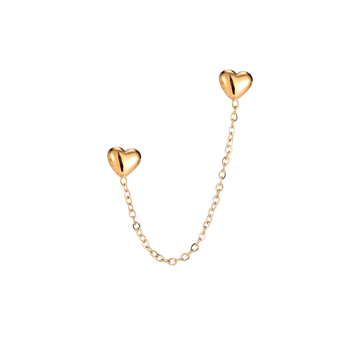 Ohrringe Heart Chain