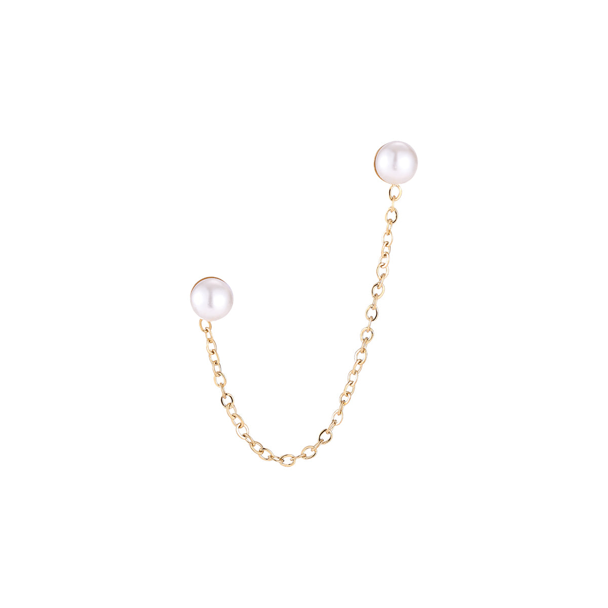 Ohrringe Pearl Chain