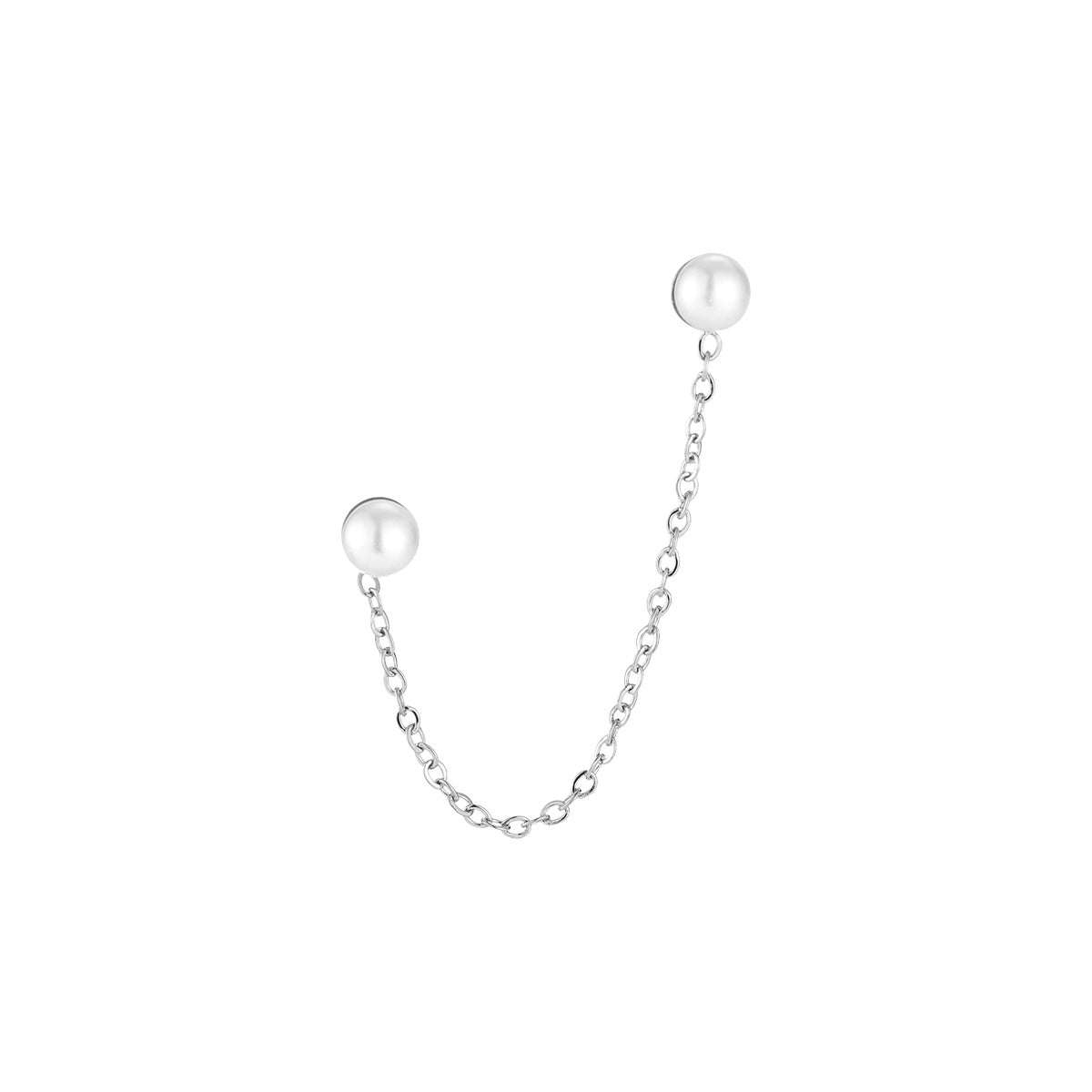 Ohrringe Pearl Chain