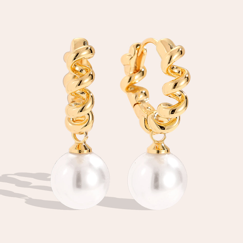 Ohrringe Twist Pearl