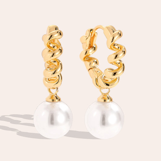 Ohrringe Twist Pearl
