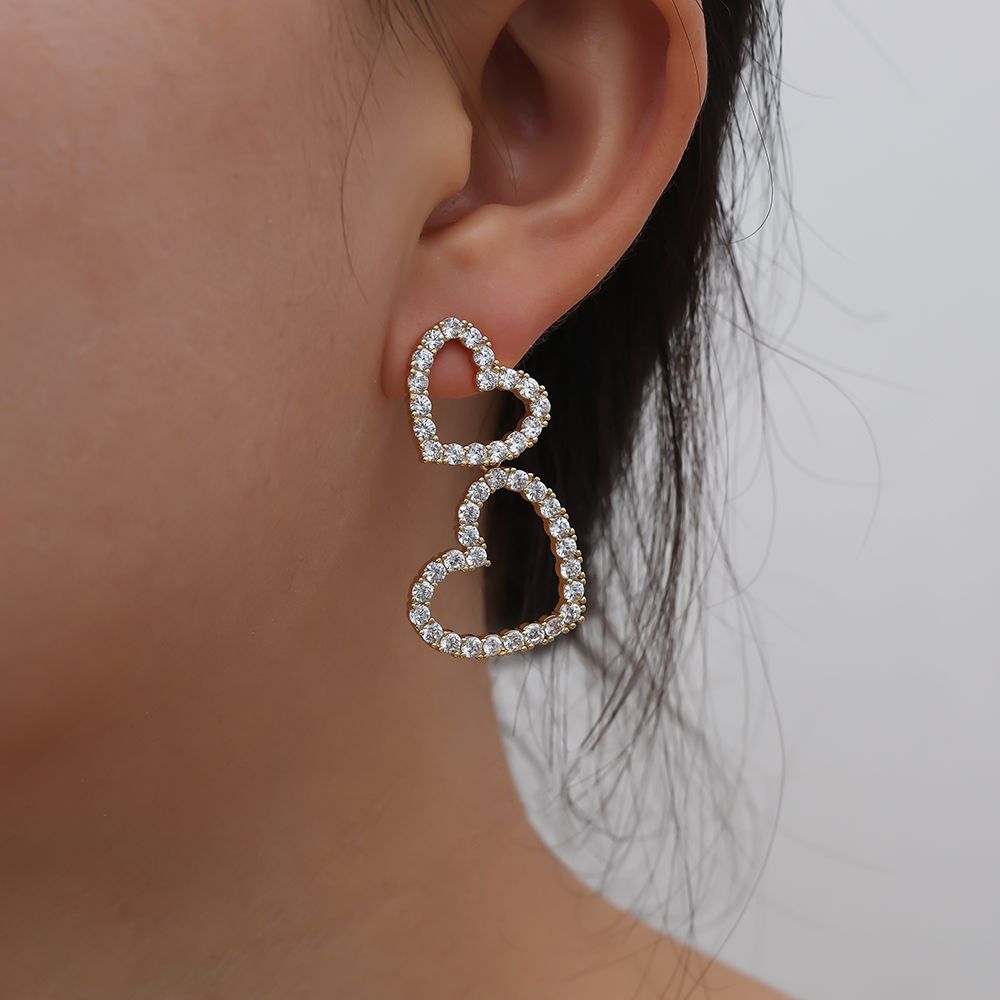 Ohrringe Sparkling Heart