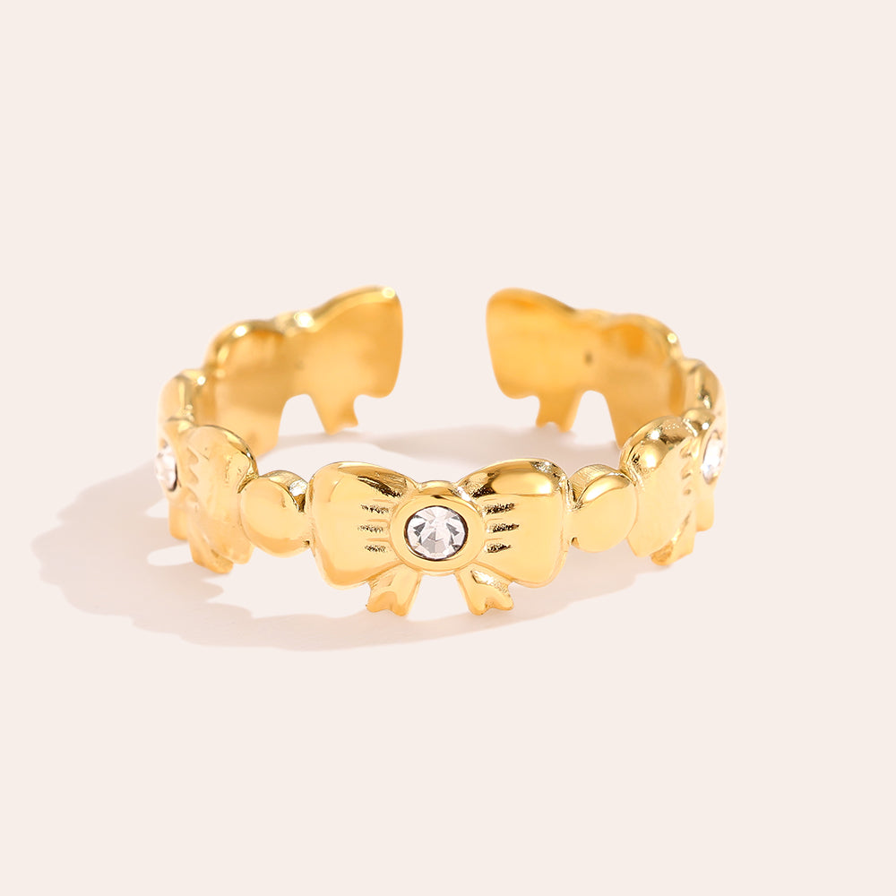 Ring Diamond Bow