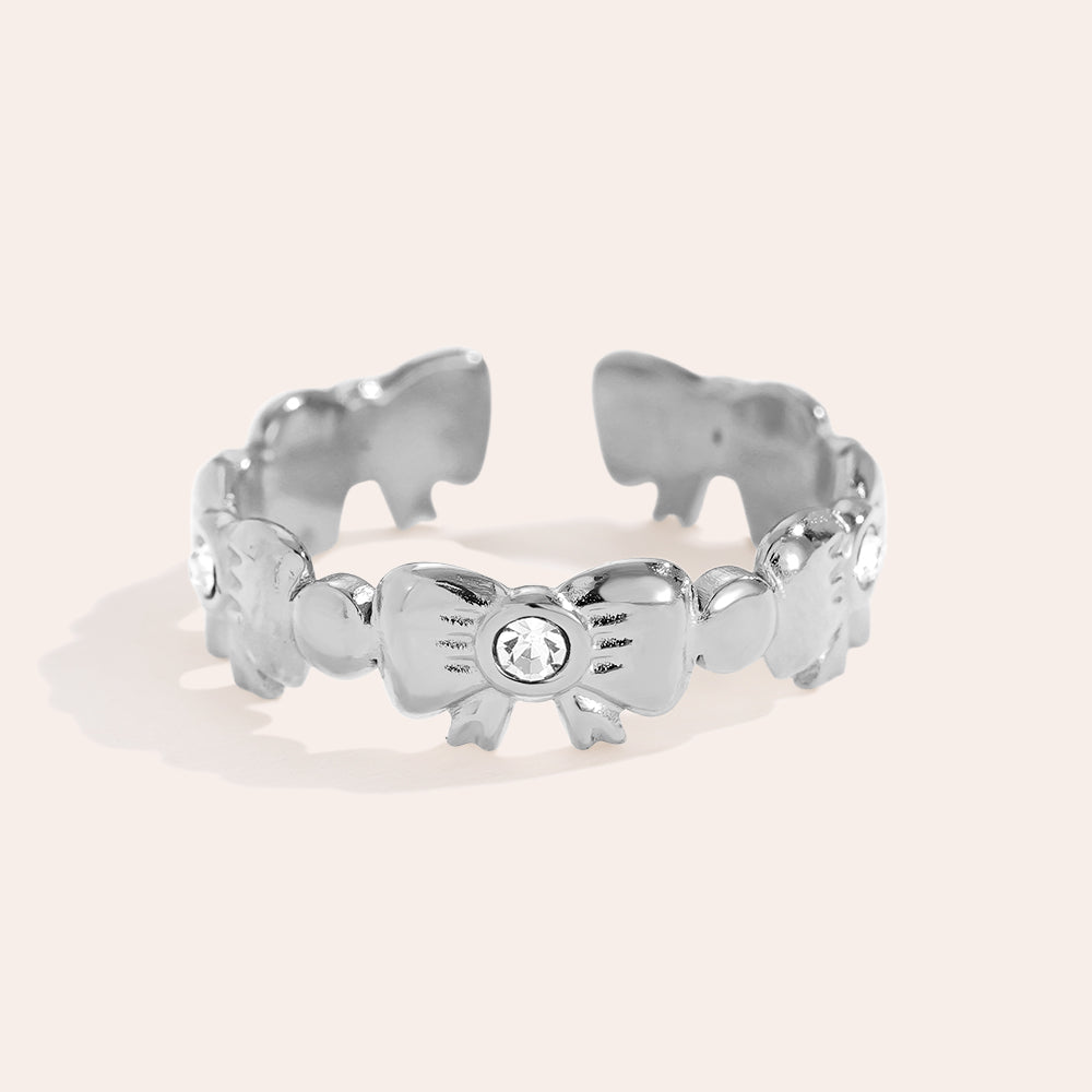 Ring Diamond Bow