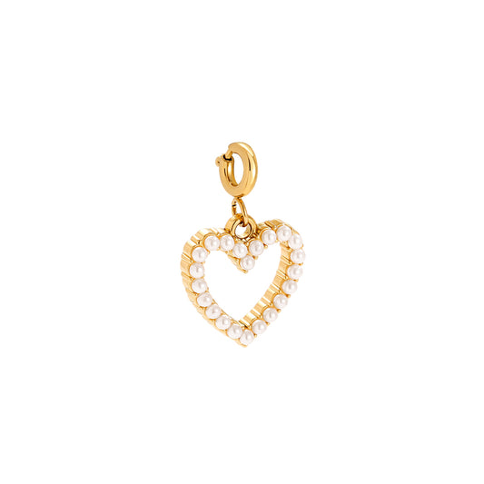 Charm Pearly Heart